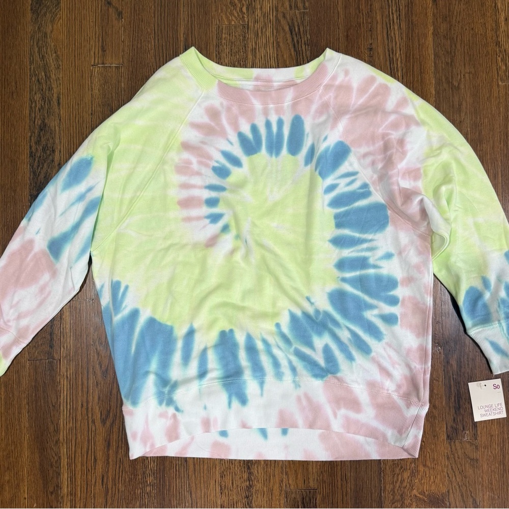 Oversized Tie-Dye Sweatshirt NWT